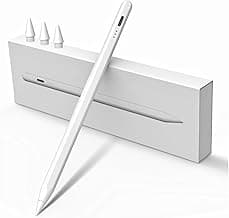 Stylus Pen for iPad W/Palm Rejection Tilt Sensitivity,13 Mins Fully Charged,MEKO Active Apple Pencil iPad Pen Compatible W/iPad 6/7/8/9/10,iPad Pro12.9&11",iPad Air3/4/5,iPad mini5/6(1Pack+3Nibs)