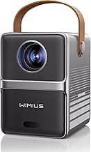 [Electric Focus] Mini Projector with 5GWiFi and Bluetooth, WIMIUS 1080P Outdoor Projector, Portable Movie Projector, 300" Screen, Compatible with iOS/Android/TV Stick/HDMI/PS5