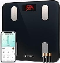 Etekcity Smart Scale for Body Weight, Digital Bathroom Weighing Machine Fat Percentage BMI Muscle, Accurate Composition Analyzer People, Bluetooth Electronic Measurement Tool, 400lb