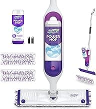 Swiffer PowerMop Multi-Surface Mop Kit for Floor Cleaning, Fresh Scent, Mopping Kit Includes PowerMop, 2 Mopping Pad Refills, 1 Floor Cleaning Solution with Fresh Scent and 2 Batteries